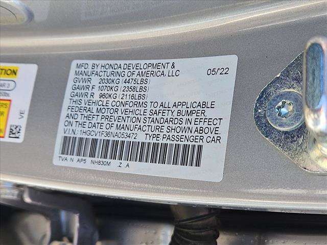 Used 2022 Honda Accord Sport image 14