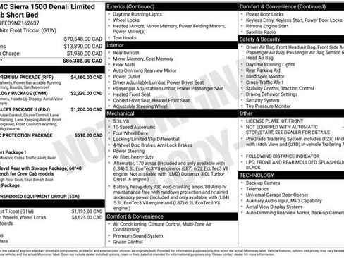 Used 2022 GMC Sierra 1500 Denali w/ Denali Premium Package AWD/4WD image 1
