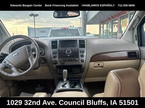 Used 2015 Nissan Armada Platinum w/ 2nd Row Captain Seat Package AWD/4WD image 12