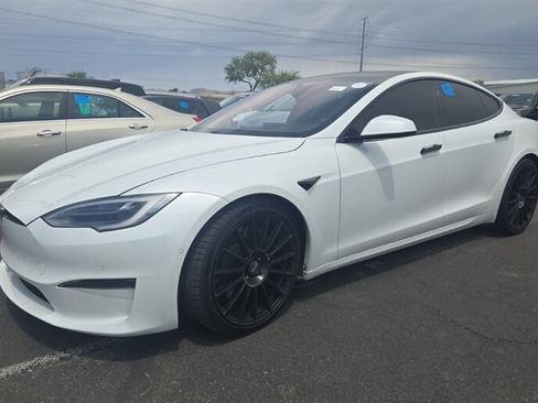 Used 2021 Tesla Model S Plaid AWD/4WD image 3