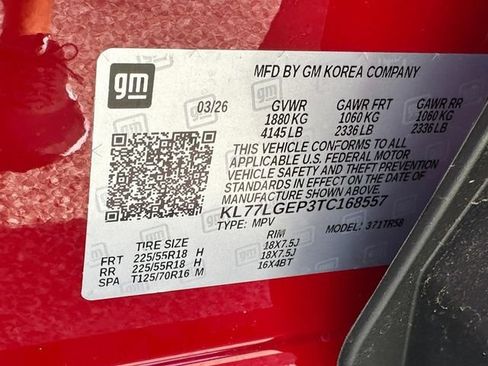 New 2026 Chevrolet Trax RS FWD image 15