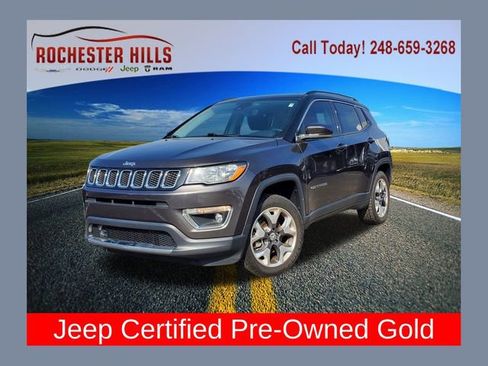 Certified 2021 Jeep Compass Limited w/ Trailer Tow Group AWD/4WD image 1