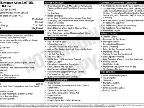 Certified 2025 Volkswagen Atlas SEL Premium R-Line image 3