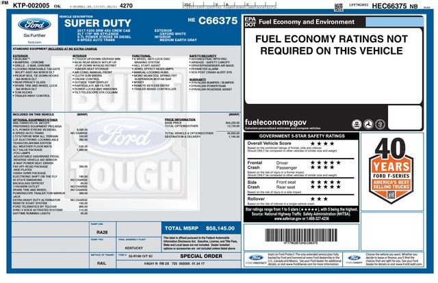 Used 2017 Ford F250 XLT w/ XLT Value Package AWD/4WD image 35