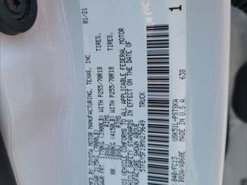 Certified 2021 Toyota Tundra SR5 RWD image 43