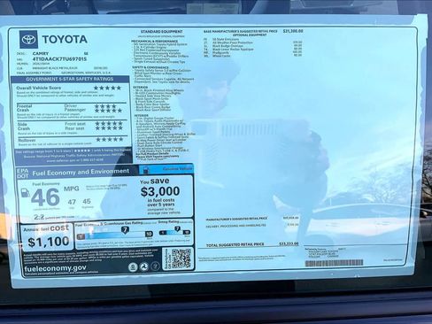 New 2026 Toyota Camry SE image 21