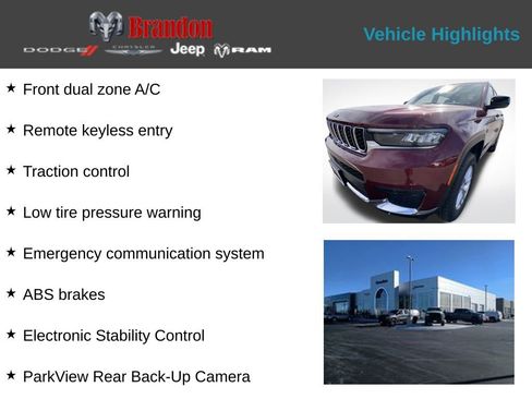 New 2026 Jeep Grand Cherokee L 4WD image 2