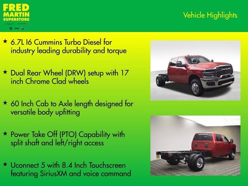 New 2026 RAM 3500 Tradesman w/ Chrome Appearance Group A AWD/4WD image 15