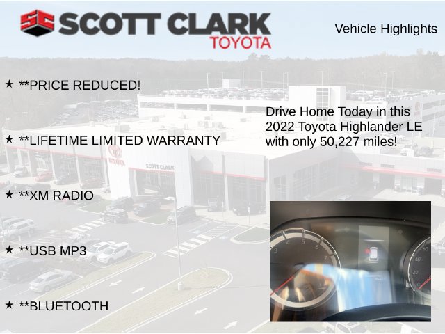 Used 2022 Toyota Highlander LE AWD/4WD image 12