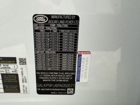 Used 2023 Land Rover Range Rover SE AWD/4WD image 30