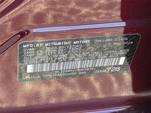 Used 2024 Mitsubishi Mirage SE image 39