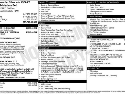 Used 2020 Chevrolet Silverado 1500 LT w/ True North Edition AWD/4WD image 7