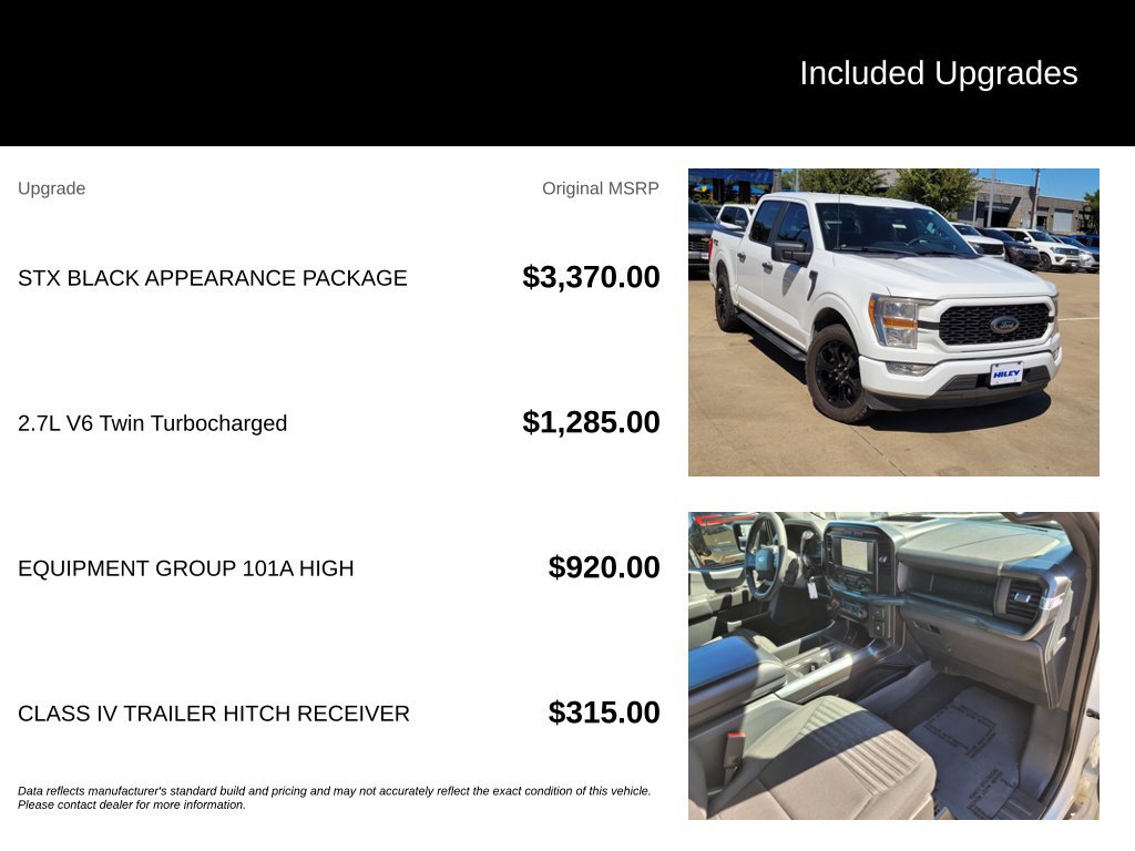 Used 2022 Ford F150 XL w/ STX Black Appearance Package RWD image 5