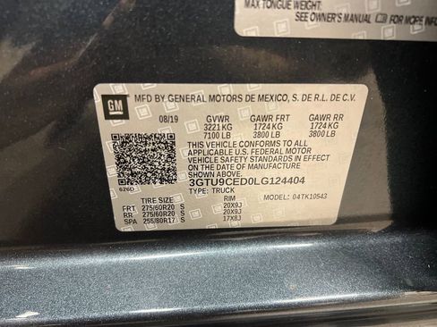 Used 2020 GMC Sierra 1500 Elevation w/ Elevation Value Package AWD/4WD image 27