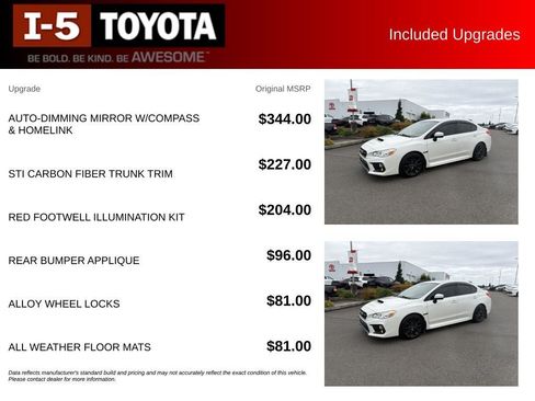 Used 2018 Subaru WRX Premium AWD/4WD image 6