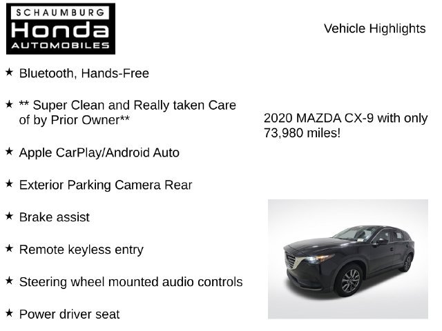 Used 2020 MAZDA CX-9 Sport AWD/4WD image 7