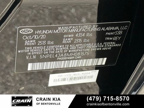 Used 2021 Hyundai Sonata SEL FWD image 34
