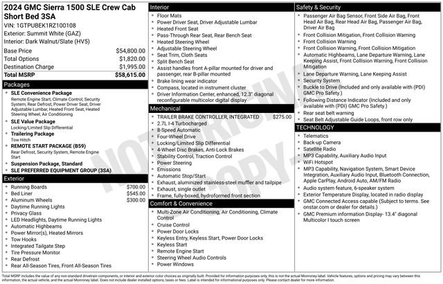 Used 2024 GMC Sierra 1500 SLE AWD/4WD image 7