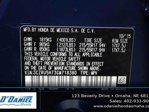 Used 2016 Honda HR-V EX-L image 45