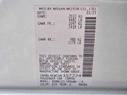 Used 2025 Nissan Altima 2.5 SR w/ SR Premium Package AWD/4WD image 33