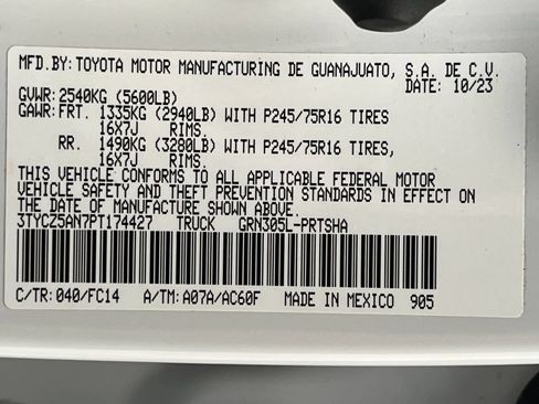 Used 2023 Toyota Tacoma SR5 w/ Technology Package AWD/4WD image 70