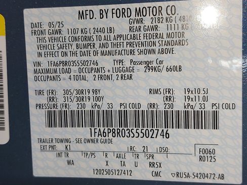 New 2025 Ford Mustang Dark Horse w/ Dark Horse Handlin Package RWD image 35