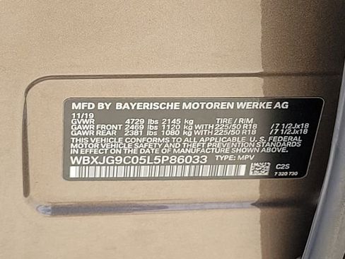 Used 2020 BMW X1 xDrive28i w/ Convenience Package AWD/4WD image 16