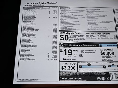 New 2026 BMW X5 M60i w/ Climate Comfort Package image 42