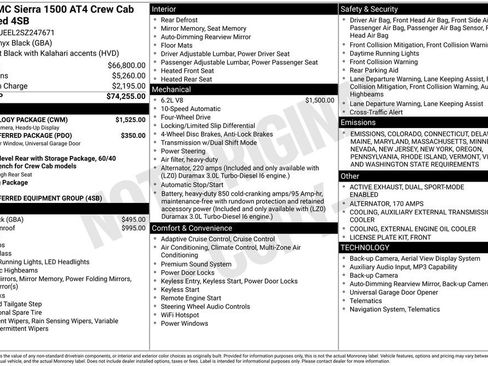 New 2025 GMC Sierra 1500 AT4 w/ Technology Package image 16