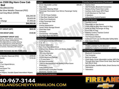 Used 2024 RAM 2500 Big Horn w/ Bed Utility Group AWD/4WD image 2