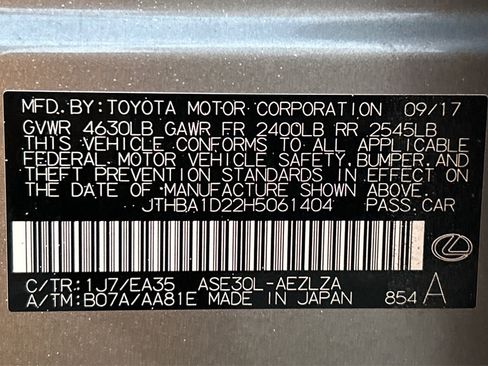 Used 2017 Lexus IS 200t F Sport w/ F Sport Package image 55