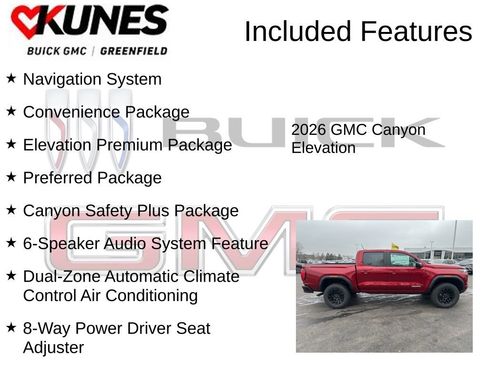 New 2026 GMC Canyon Elevation w/ Convenience Package image 3