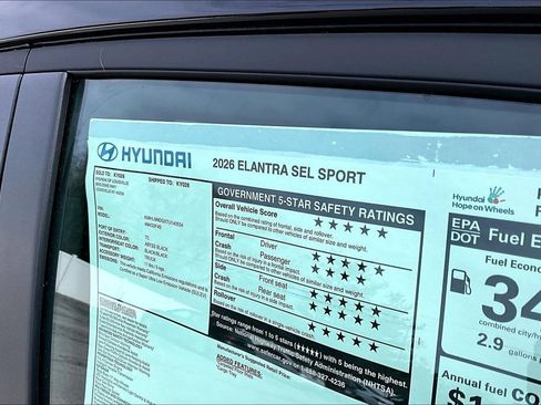 New 2026 Hyundai Elantra Sport FWD image 14