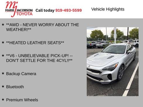Used 2018 Kia Stinger GT AWD/4WD image 5