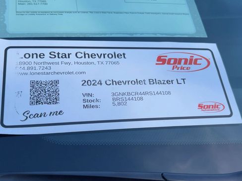 Certified 2024 Chevrolet Blazer LT w/ Convenience Package image 32