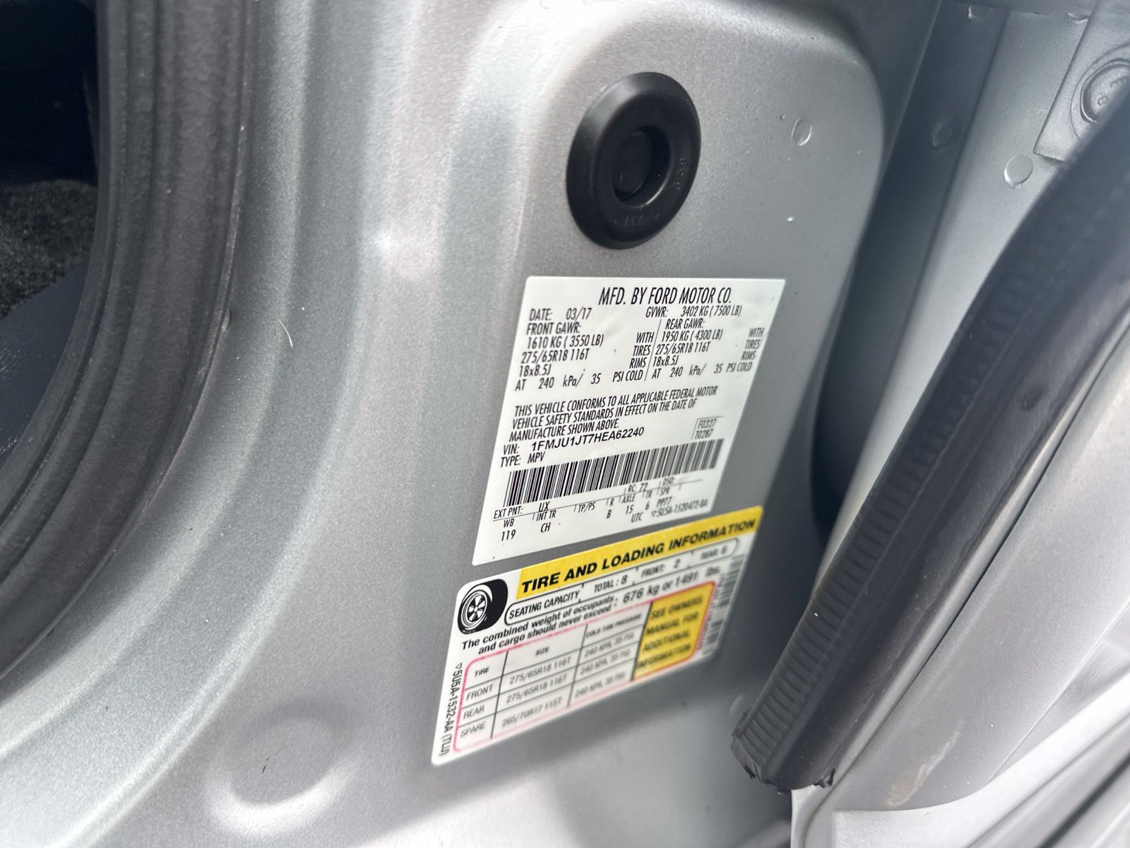 Used 2017 Ford Expedition XLT AWD/4WD image 19