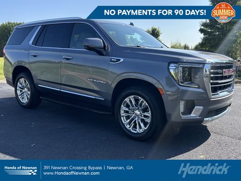 Used 2021 GMC Yukon SLT w/ SLT Luxury Package RWD image 1