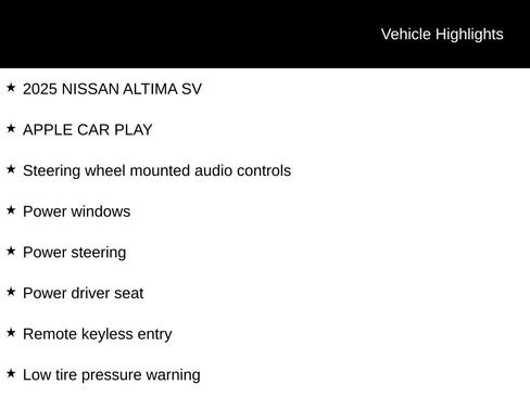 Certified 2025 Nissan Altima 2.5 SV FWD image 6