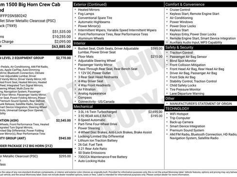Used 2025 RAM 1500 Big Horn AWD/4WD image 42