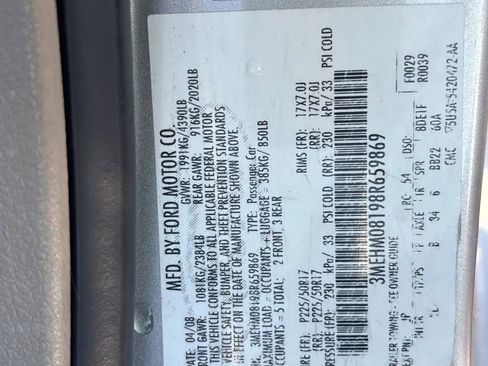 Used 2008 Mercury Milan Premier image 19