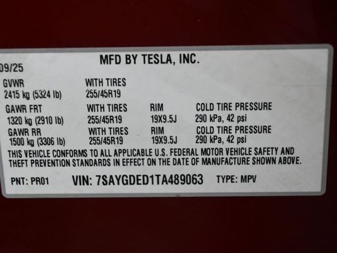 Used 2026 Tesla Model Y Long Range RWD image 8