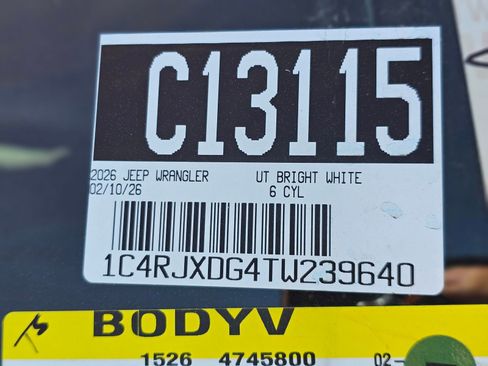 New 2026 Jeep Wrangler Willys AWD/4WD image 11