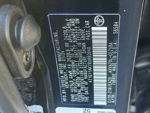 Certified 2024 Toyota Camry SE image 38