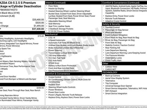 New 2025 MAZDA CX-5 AWD 2.5 S w/ Premium Plus Pkg image 6