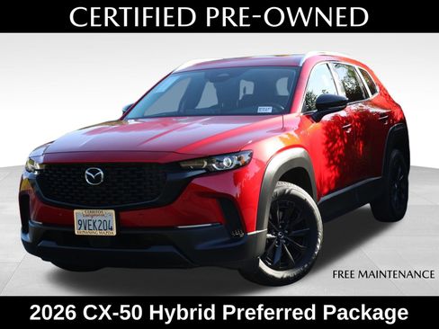 Certified 2026 MAZDA CX-50 2.5 Hybrid w/ Preferred Pkg AWD/4WD image 1