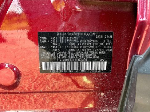 Certified 2026 Subaru Forester Limited AWD/4WD image 33