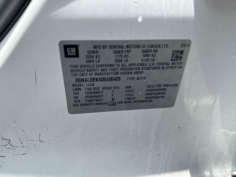 Used 2013 Chevrolet Equinox LT w/ Driver Convenience Package FWD image 27