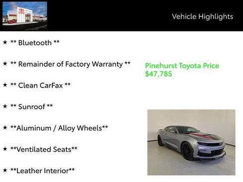 Used 2023 Chevrolet Camaro SS image 7