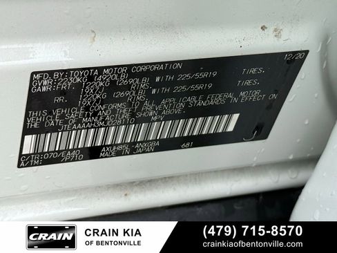 Used 2021 Toyota Venza XLE w/ Softex Package AWD/4WD image 35