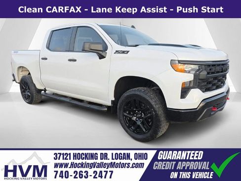 Used 2023 Chevrolet Silverado 1500 Custom Trail Boss w/ LPO, Dark Essentials Package AWD/4WD image 1